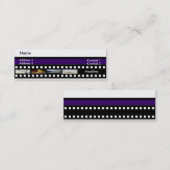 Mini Carte de visite photographe (Devant / Derrière)