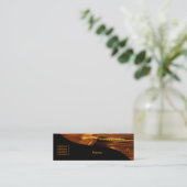 Mini Carte de visite Pièces d'or (Debout devant)
