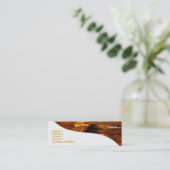 Mini Carte de visite Pièces d'or (Debout devant)