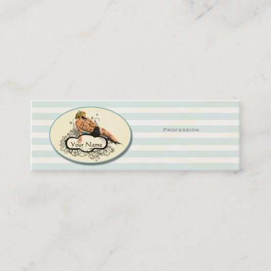 Mini Carte de visite - PinUp (Devant)