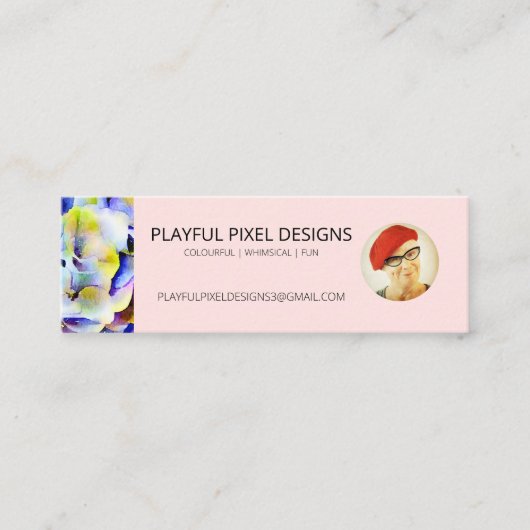 Mini Carte de visite Pixel Joueur (Devant)