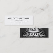 Mini Carte de visite - pneu (Devant / Derrière)
