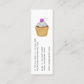 Mini Carte de visite pour entreprise de restauration (Dos)