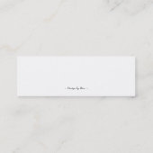 Mini Carte de visite pour voilier (Dos)