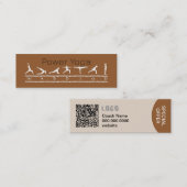 Mini Carte de visite Power Yoga (Devant / Derrière)