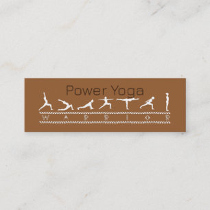 Mini Carte de visite Power Yoga