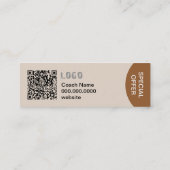 Mini Carte de visite Power Yoga (Dos)