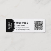 Mini Carte de visite Power Yoga (Dos)