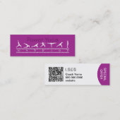 Mini Carte de visite Power Yoga (Devant / Derrière)
