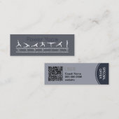 Mini Carte de visite Power Yoga (Devant / Derrière)