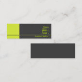 Mini Carte de visite professionnel (Devant / Derrière)