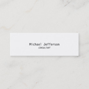Mini Carte de visite professionnel tendance mince
