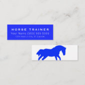 Mini Carte de visite professionnelle Cheval Royal (Devant / Derrière)