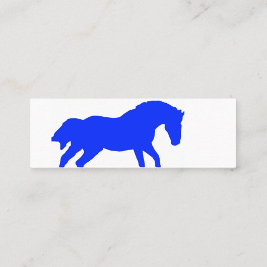 Mini Carte de visite professionnelle Cheval Royal (Dos)