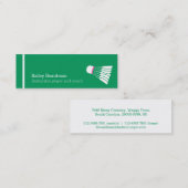 Mini Carte de visite professionnelle de baccalauréat fé (Devant / Derrière)