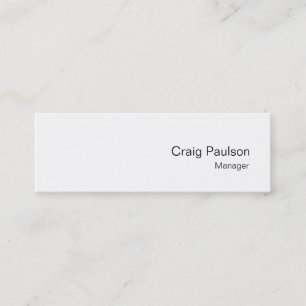Mini Carte de visite professionnelle simple moderne min