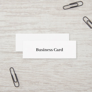 Mini Carte de visite professionnelle standard, 3,5" x 2