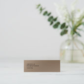Mini Carte de visite professionnelle tendance Slim Brow (Debout devant)