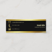 Mini carte de visite qr technique de règle pcb (Dos)