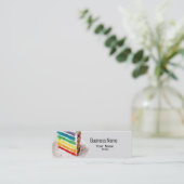 Mini Carte de visite Rainbow Cake (Debout devant)