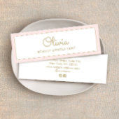 Mini Carte de visite rose mignon