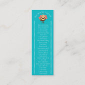 mini carte de visite signet (Devant)