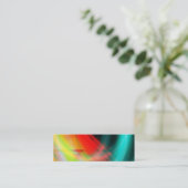 Mini carte de visite signet Abstrait (Debout devant)