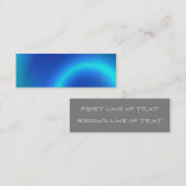 Mini carte de visite signet Abstrait (Devant / Derrière)