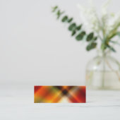 Mini carte de visite signet Abstrait (Debout devant)