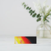 Mini carte de visite signet Abstrait (Debout devant)