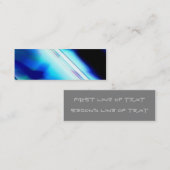 Mini carte de visite signet Abstrait (Devant / Derrière)