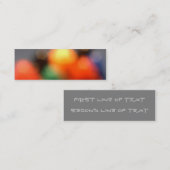 Mini Carte de visite signet Bokeh (Devant / Derrière)