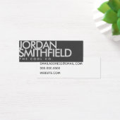 Mini Carte de visite simple (Bureau)