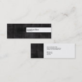 Mini Carte de visite simple (Devant / Derrière)