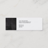 Mini Carte de visite simple (Dos)