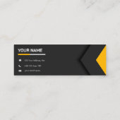 Mini Carte de visite simple professionnel (Dos)