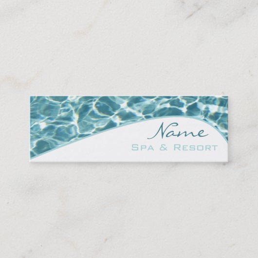 Mini Carte de visite spa (Devant)