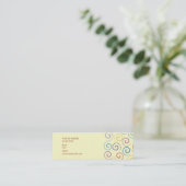 Mini Carte de visite spirale (Debout devant)