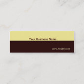 Mini Carte de visite standard (Dos)