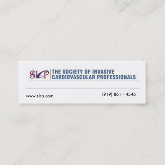 Mini Carte de visite Suffisance-dans-le-Vide de SICP (Devant)