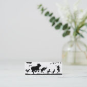Mini Carte de visite suiviste (Debout devant)