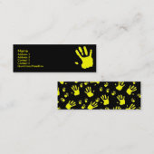 Mini Carte de visite tactile (Devant / Derrière)