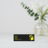 Mini Carte de visite tactile (Debout devant)
