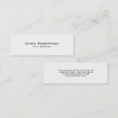Mini Carte de visite tendance moderne charmante (Devant / Derrière)