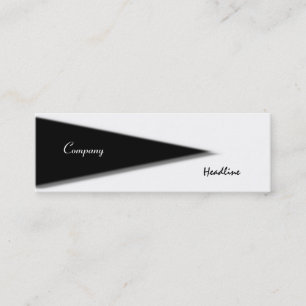 Mini Carte de visite triangle