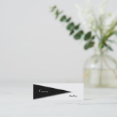 Mini Carte de visite triangle (Debout devant)