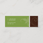 MINI CARTE DE VISITE :: verve 3 (Dos)