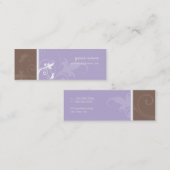 MINI CARTE DE VISITE :: verve 5 (Devant / Derrière)