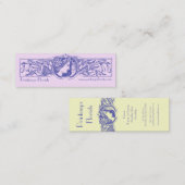 Mini Carte de visite victorien de style pour le (Devant / Derrière)