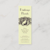 Mini Carte de visite victorien de style pour le (Dos)